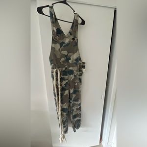 Nearly brand new Anthropologie army overalls.